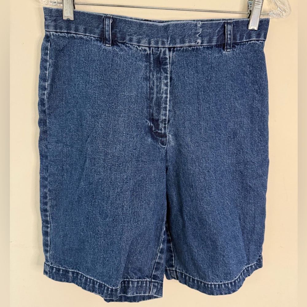 Lauren Jeans Co. Ralph Lauren preppy jeans shorts medium wash zip clasp fly 10P